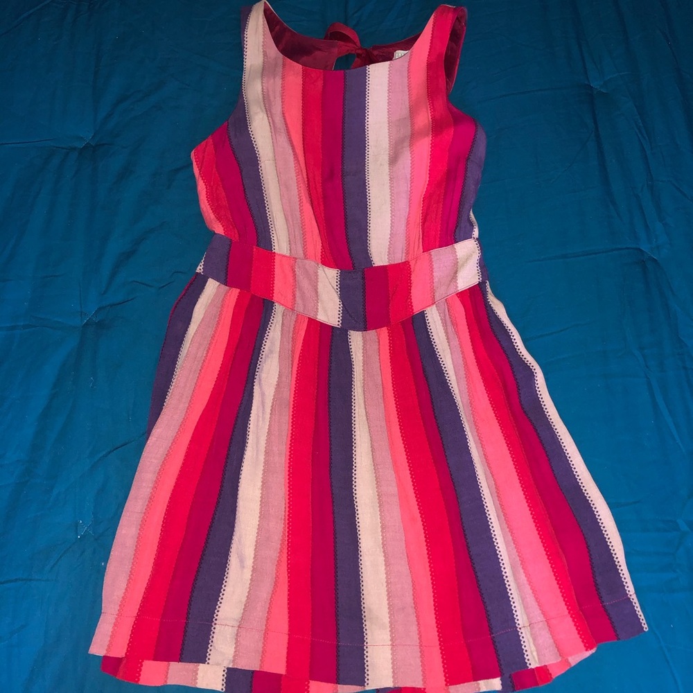 Urban Colorful Striped Mini Dress